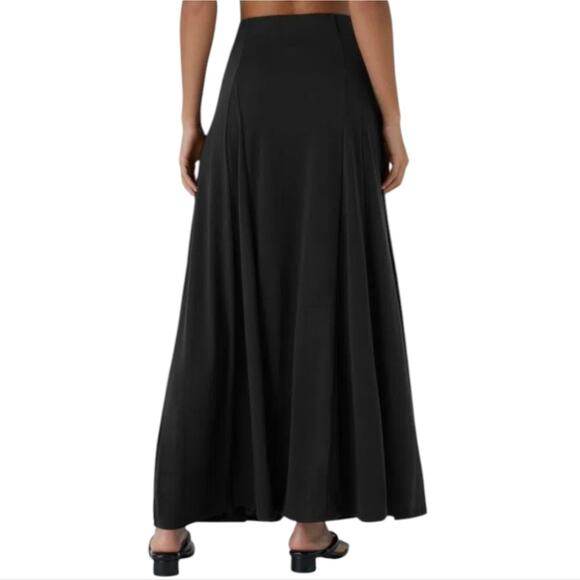 Roman's black aline maxi skirt plus size 1X - Picture 2 of 10